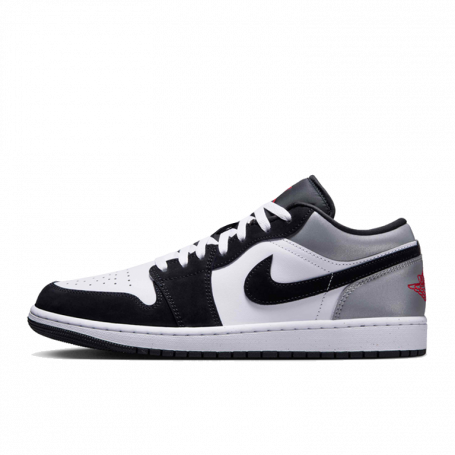 Air Jordan 1 Low SE White Fire Red Black Matte Silver