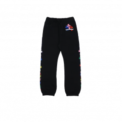 Chrome Hearts Multicolor Cross Sweatpants Black