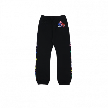 Chrome Hearts Multicolor Cross Sweatpants Black