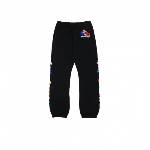 Chrome Hearts Multicolor Cross Sweatpants Black