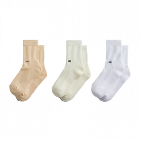 Kith Classic Half Crew 3-Pack Socks Multi