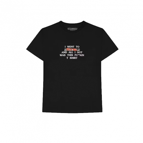 Travis Scott Where Were You Black Tee