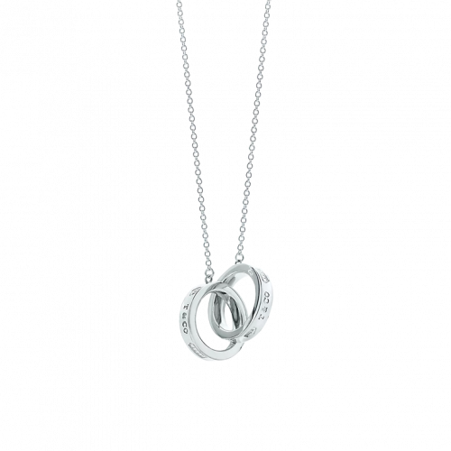 Tiffany & Co. 1837 Interlocking Circles Pendant Silver