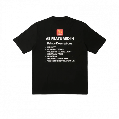 Футболка Palace McDonald's Description T-Shirt  1 Black