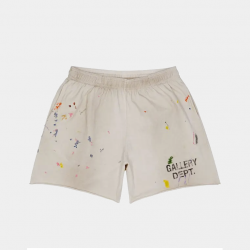 Шорты Gallery Dept Insomnia Paint Splatter Shorts Beige