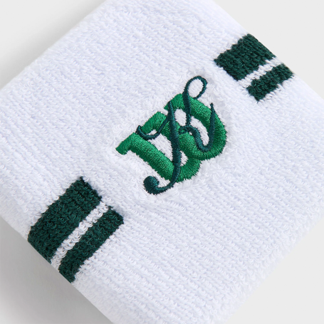 Напульсник Kith for Wilson Stripe Sweatband White