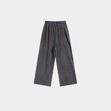 Штаны DND4DES Distressed Crinkled Baggy Sweatpants Dark Gray