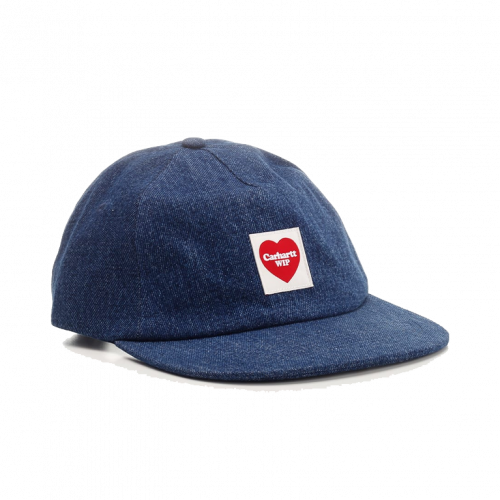 Кепкa Carhartt WIP Nash Cap Blue Rinsed