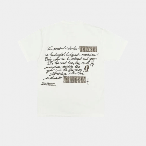 Футболка Travis Scott CJ x Audemars Piguet Perpetual Calendar Tee White