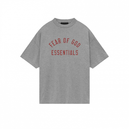 Футболка Fear of God Essentials Jersey Crewneck Tee Dark Heather