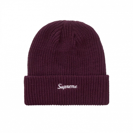 Supreme Loose Gauge Beanie Burgundy