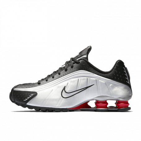 Кроссовки Nike Shox R4 Black Metallic Silver (2025)