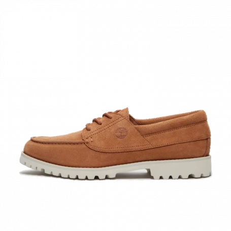 Timberland Authentics Light Lace Up Shoe Rust Suede