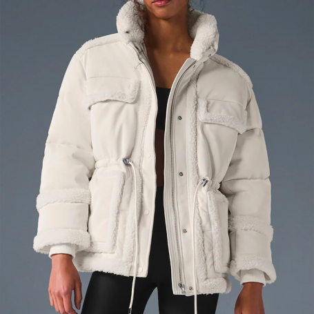 Alo Yoga Ice Breaker Puffer Jacket Ivory