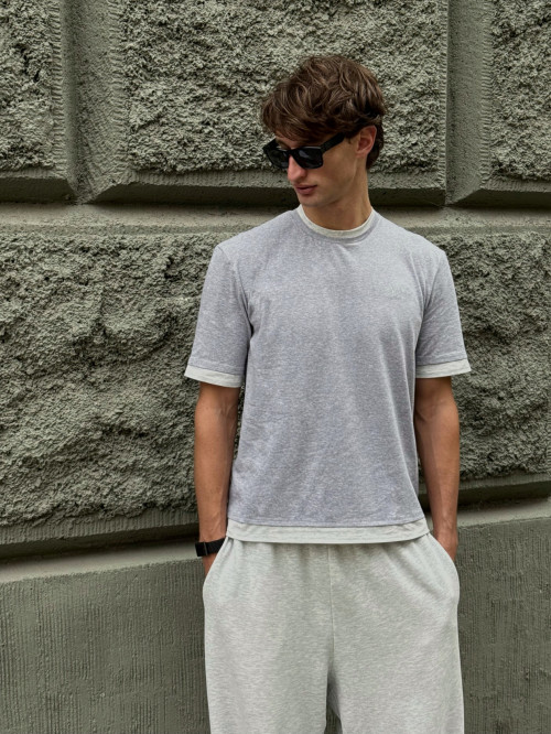 Футболка Sabe KicksTown Logo T-shirt Grey