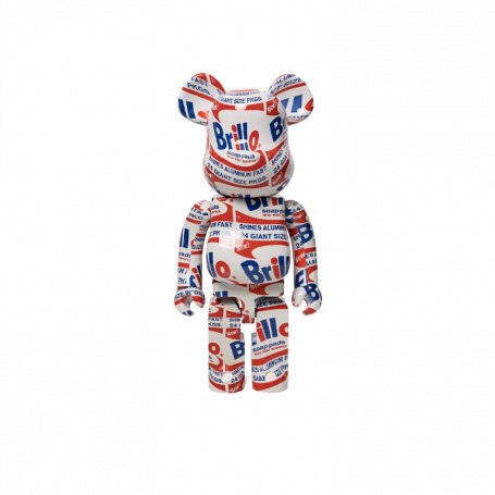 Bearbrick ANDY WARHOL Brillo 1000%