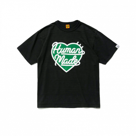Human Made Heart Logo T-Shirt Black
