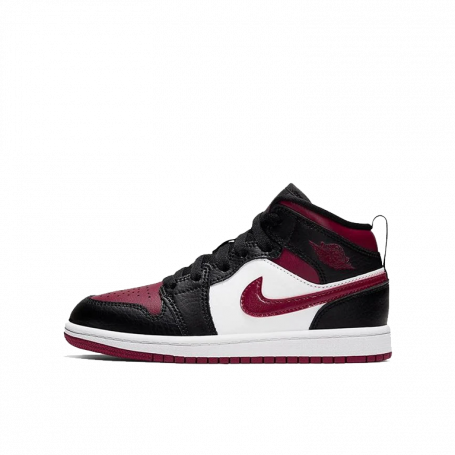 Air Jordan 1 Mid Bred Toe (PS) (Kids)