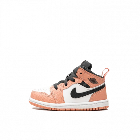 Jordan 1 Mid Pink Quartz (TD) (Kids)