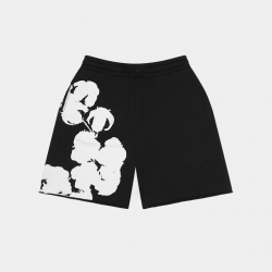 Шорты Denim Tears Big Cotton Wreath Sweat Shorts Black