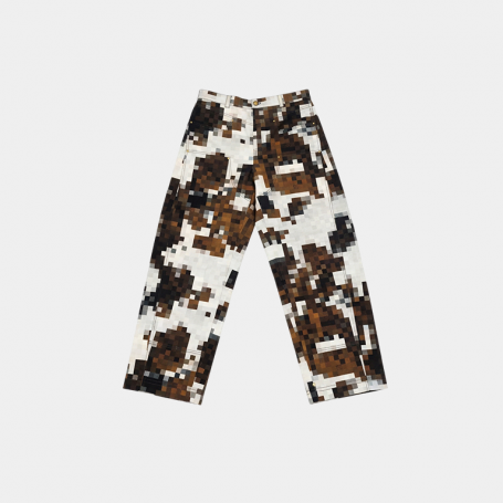 Джинсы Louis Vuitton Camouflage Cotton Jeans Military