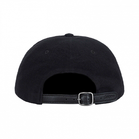 Supreme Washed Flannel 6-Panel Black