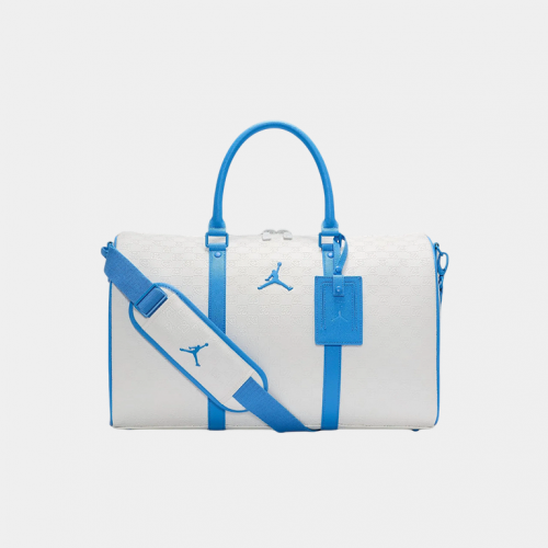 Jordan Monogram Duffle Bag White