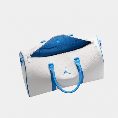 Jordan Monogram Duffle Bag White