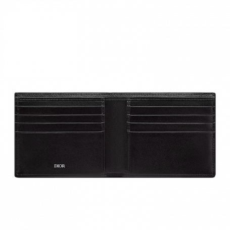 Dior Wallet Black Dior Oblique Jacquard