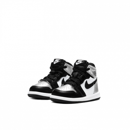 Air Jordan 1 Retro High Silver Toe (TD) (Kids)