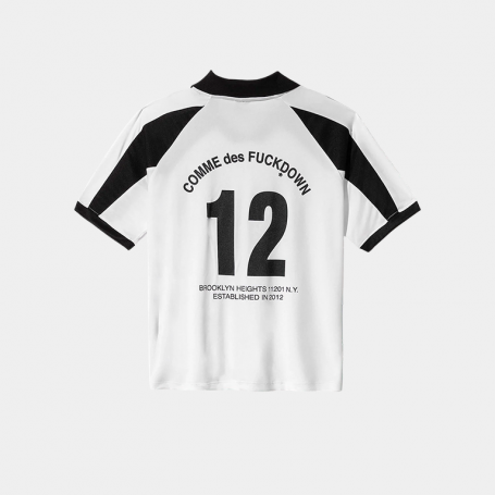 Футболка Джерси Comme des Fuckdown Polyester T-Shirt White