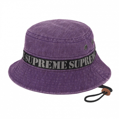 Supreme Stencil Webbing Boonie Purple