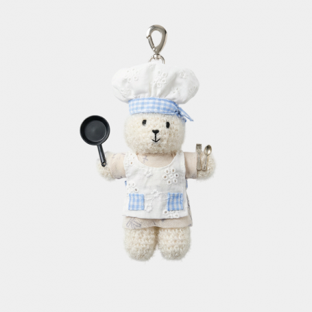 Брелок MoroMoro Chef Rabbit Keychain White