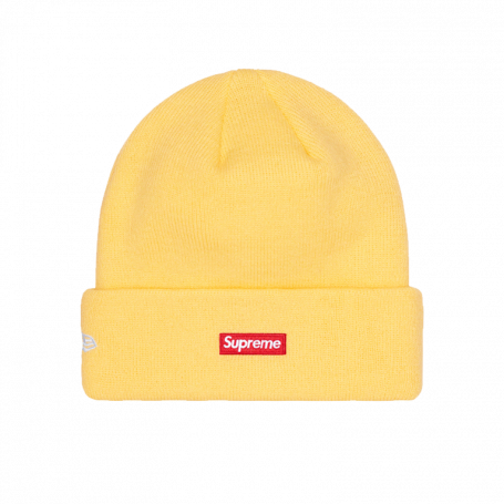 Supreme New Era Varsity Beanie Light Yellow