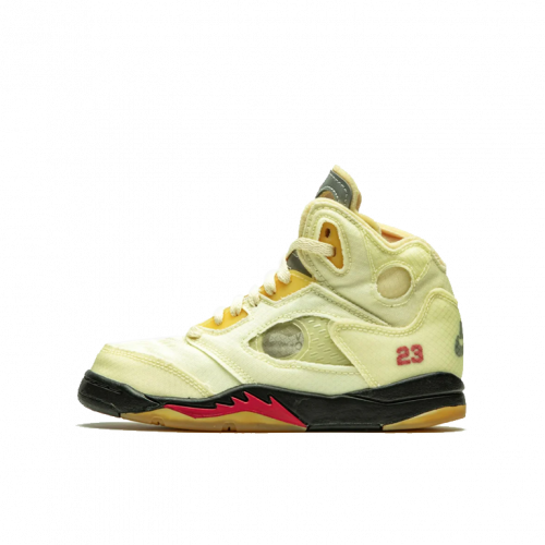 Air Jordan 5 Retro Off-White Sail (PS) (Kids)