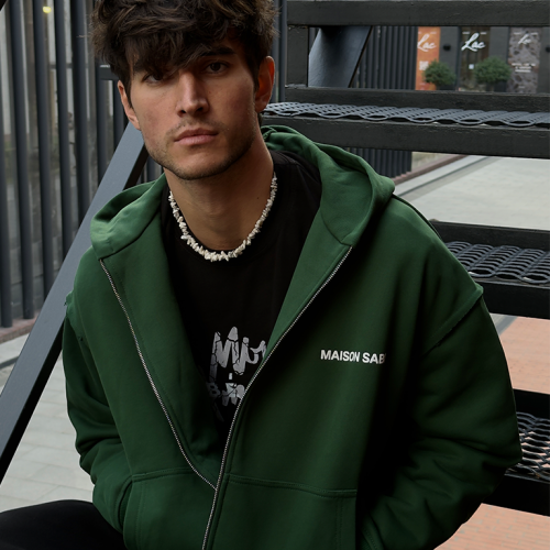 Зип-худи Sabe Maison Zip Hooded Green