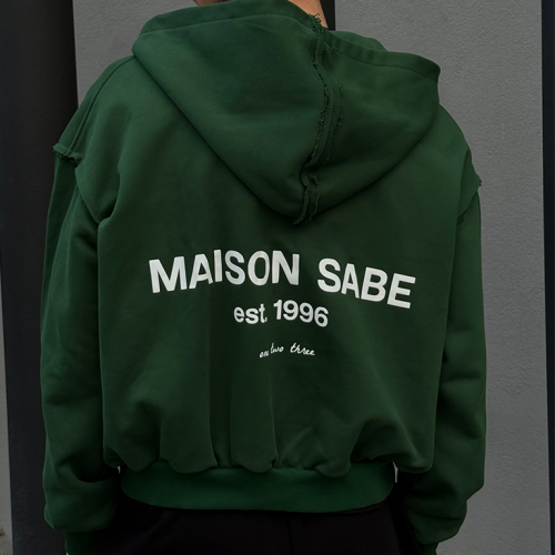 Зип-худи Sabe Maison Zip Hooded Green