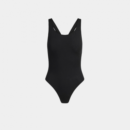 Боди SKIMS Cotton Jersey Muscle Bodysuit Soot