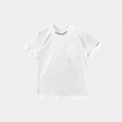 Футболка Chrome Hearts Love You Neck Logo Tee White