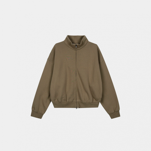 Куртка Fear of God Essentials FW22 Brown Full Zip Jacket Wood