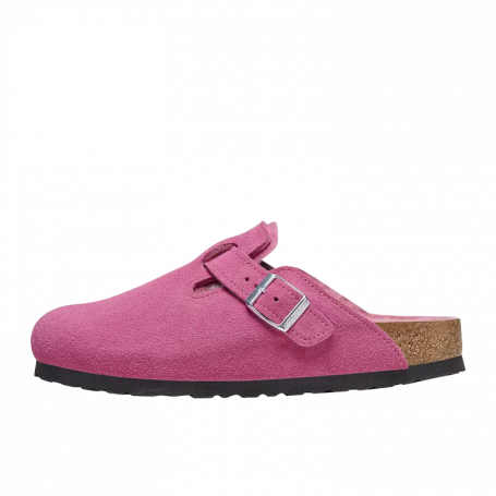 Сандали Birkenstock Boston Shearling Fuchsia Tulip