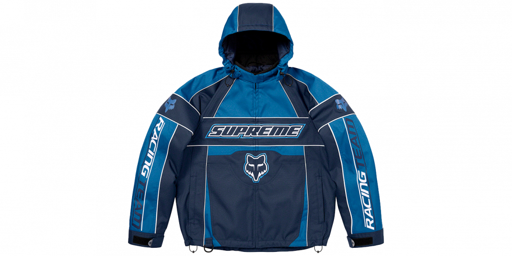 Supreme Fox Racing Jacket Blue