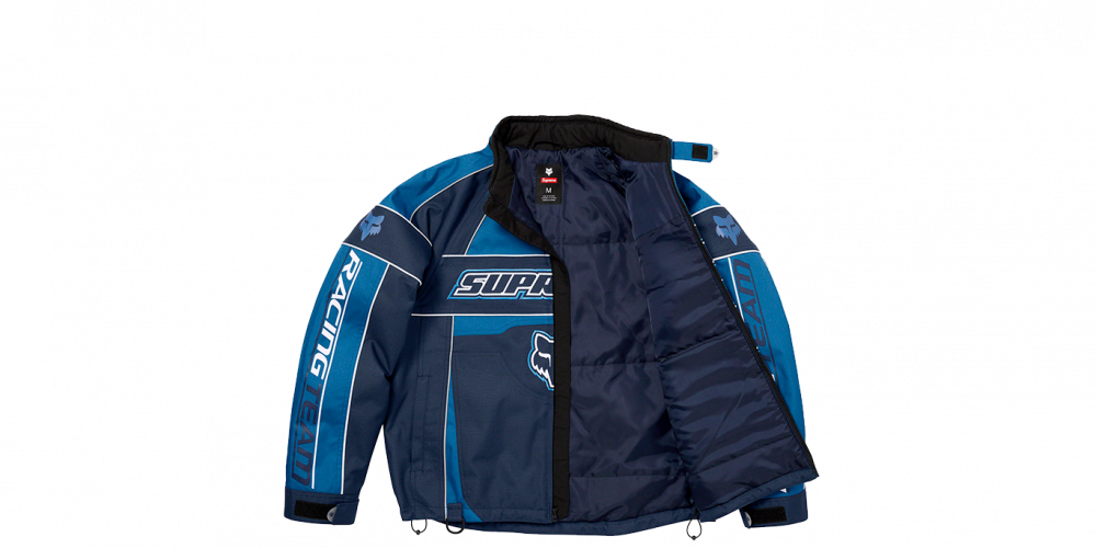 Supreme Fox Racing Jacket Blue
