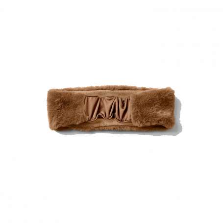 Alo Yoga Faux Fur Ear Warmers Toasted Almond