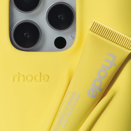 Чехол Rhode Lip Silicone Case Lemontini