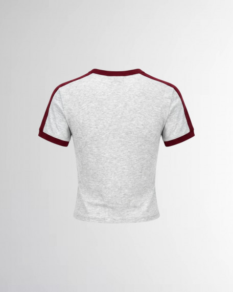 Футболка Sabe Cherry Logo T-Shirt Slim Heather Grey
