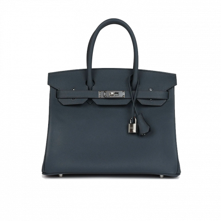 Hermès Birkin 30 Gris Misty Togo Palladium Hardware