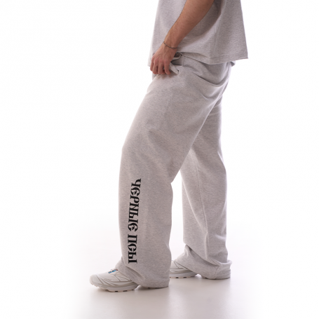 Штаны Yeezy Gosha Black Dogs Joggers Heather Grey