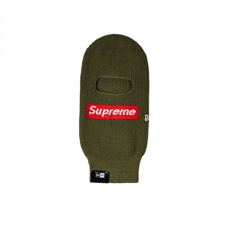 Supreme New Era Box Logo Balaclava (FW22) Olive