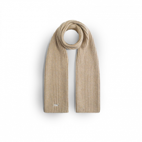 Kith Chunky Rib Knit Scarf Sediment
